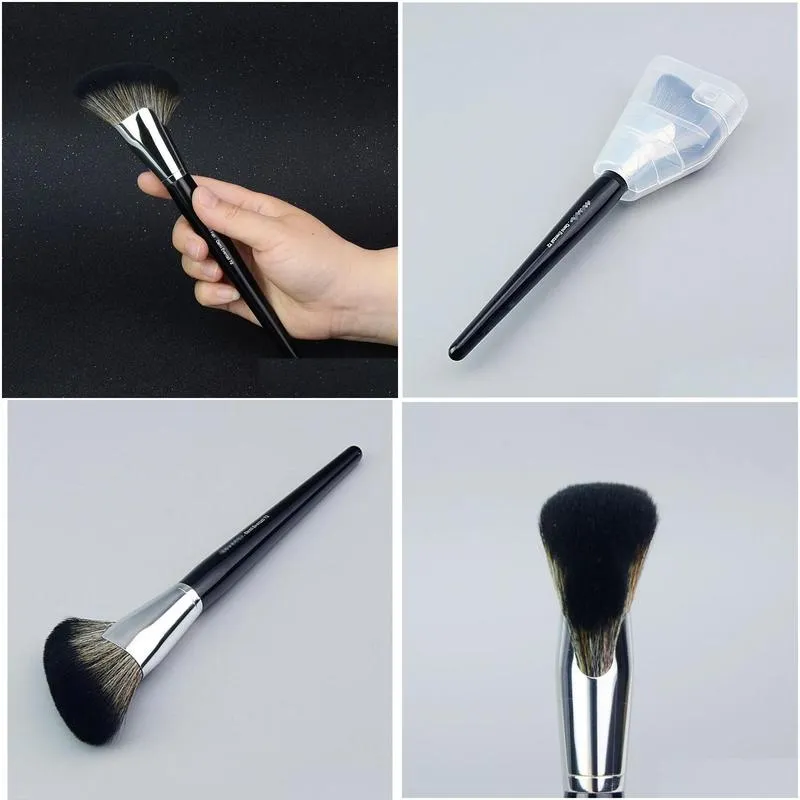 Pro Demi Fan Makeup Brush 72 Featherweight Soft Bristle Seamless Setting Powder Cosmetics Brush Beauty Tools8100863