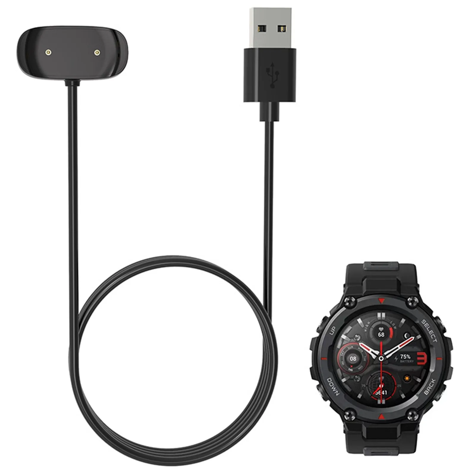 USB Charging Cable For Xiaomi Huami Amazfit T Rex Pro/GTR 2e/GTS