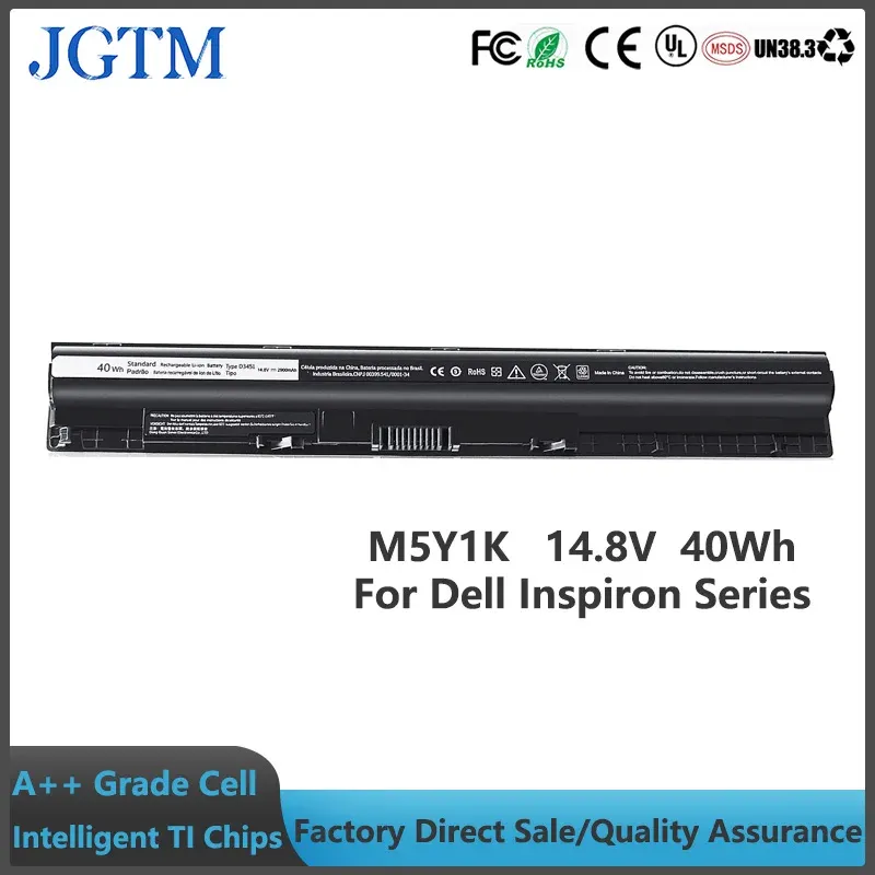Batterijen JGTM 14.8V 40WH M5Y1K Laptop Batterij voor Dell Inspiron 3451 3551 5558 5758 5759 Inspiron 14 15 3000 Vostro 3458 3558 WKRJ2 K185W