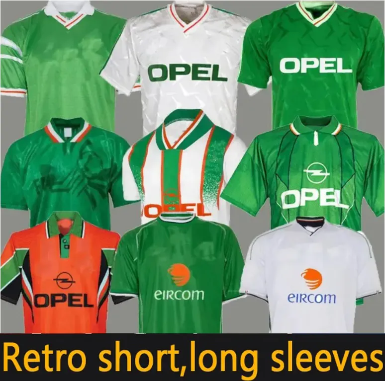 2002 1994 Ireland retro soccer jersey 1990 1992 1996 1997 home classic vintage Irish McGRATH Duff Keane STAUNTON HOUGHTON McATEER football shirt Home green away 1988