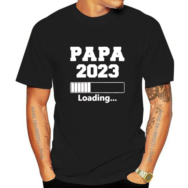 Stile estivo papa caricamento in gravidanza Gift a maglietta divertente per papà harajuku hip hop papà t-shirt a manica corta streetwear