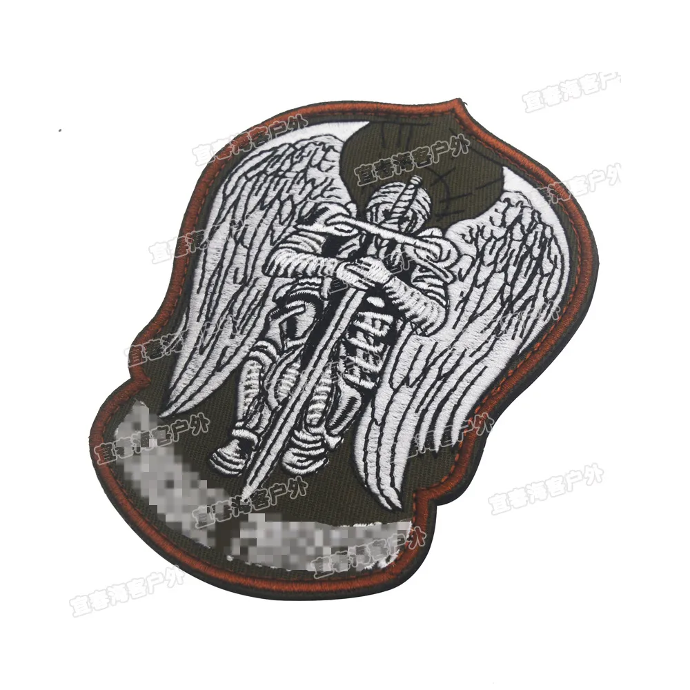 St. Saint Michael Protect Us Patches Militär Tactical Patch USA Operator Patches Hook and Loop Moral Badges for Jacket Vest
