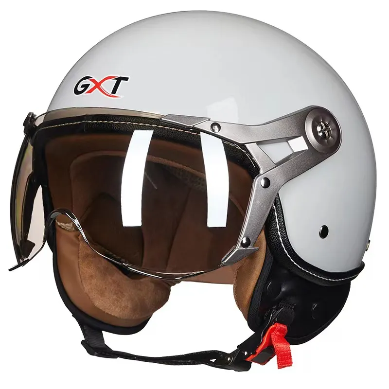 four seasons motorcycle racing helmets Full Face Helmet, Dual Visor Full Face Helmet, DOT Approved for Adult Unisex Youth, Moped Street Cycling Cruiser Scooter Moped Crash Helmet -A-Small(55-56) : Automotive level features and everyday reliability Mountain bike full face helmet