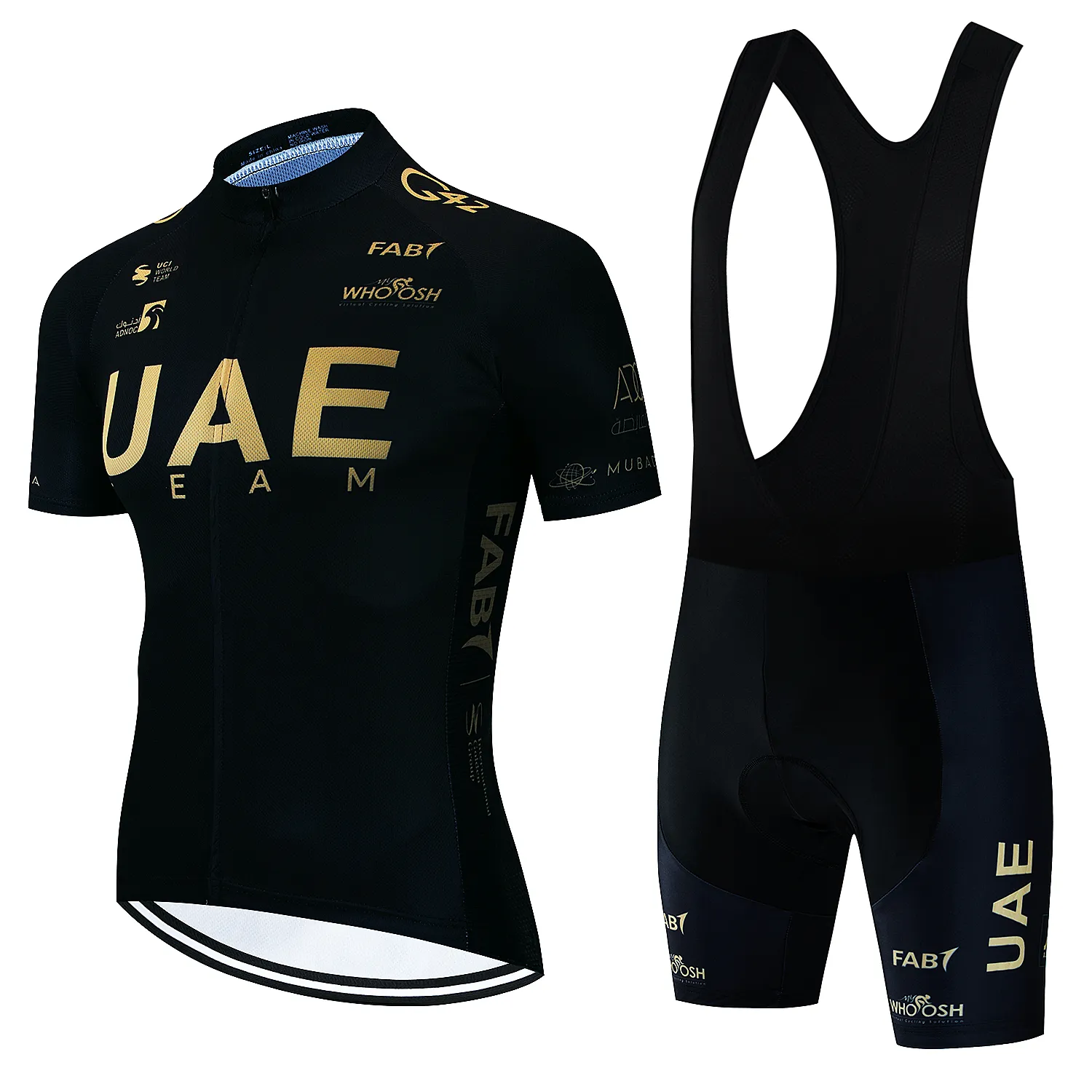 2023 NEW UAE Summer Cycling Jerseyセット通気性サイクリング衣類MTB服自転車ビブパンツバイクレーススポーツウェア