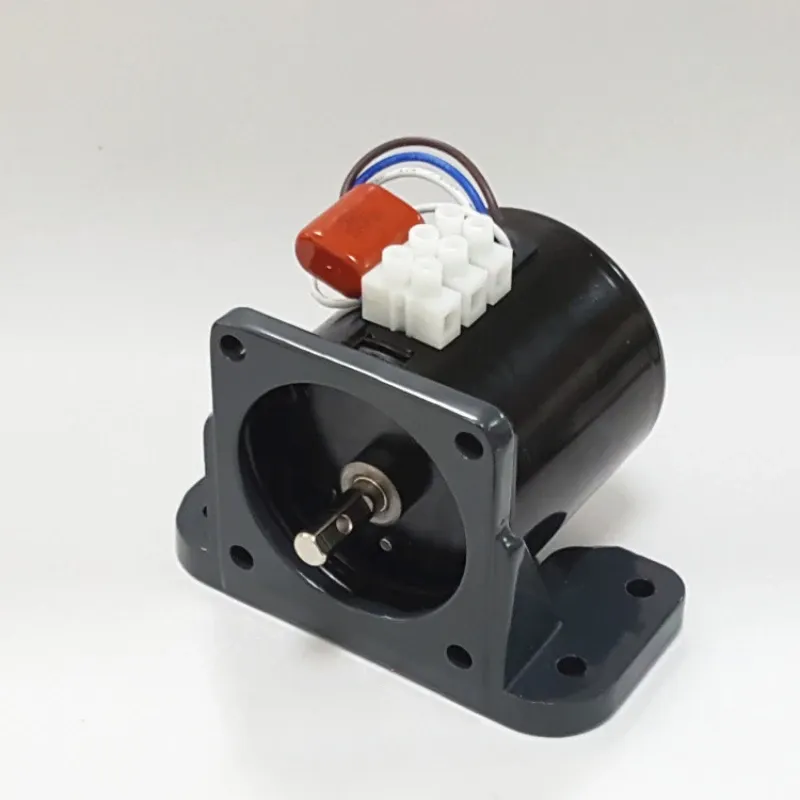 AC220V 14W Getriebe Motor AC Motor 60Ktyz Permanent Magnet Synchronmotorzentrum Welle 7 mm mit Loch für Ei Inkubator BBQ