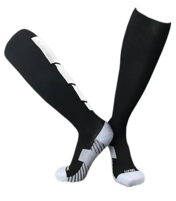 2019 Мужские борьбы с футбольными носками Compression Sports Runging Women Socks Socks пешие велосипедные велосипедные регби волейбол в гольф длинный чулок 4813455