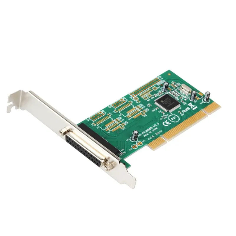 Kort Parallellt LPT -kort PCI -expansionskortadapter PCI till parallell 25PIN DB25 Printer Port Controller Card Moschip MCS9865 Win10