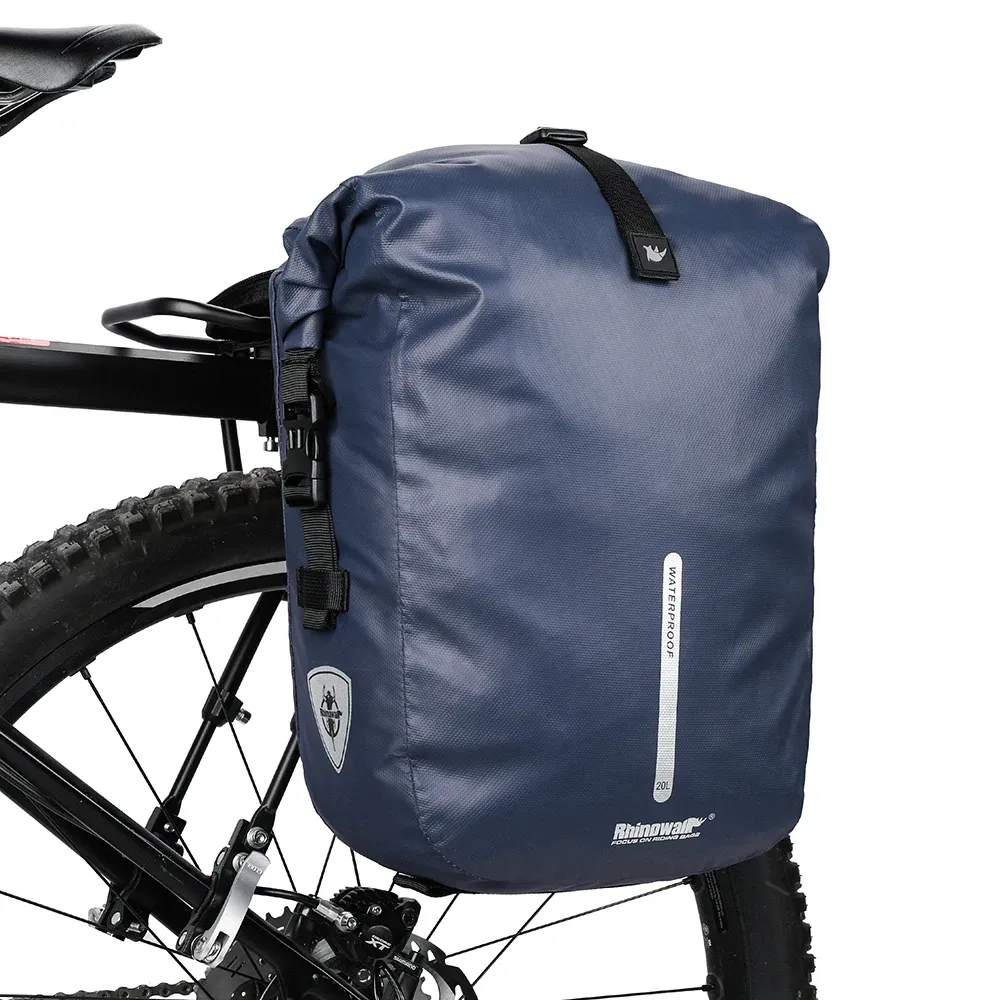 Rhinowalk Bike Bag Waterproof Pannier Backpack Convertible – 2 In 1