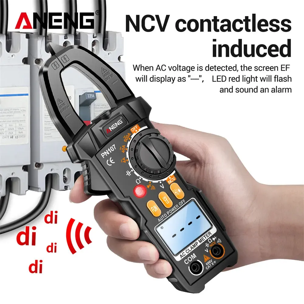 ANENG PN106/ PN107 Digital 4000 zliczania Ekran miernika 600A 600V AC/ DC Napięcie Multitester Diode Test Narzędzia elektryczne