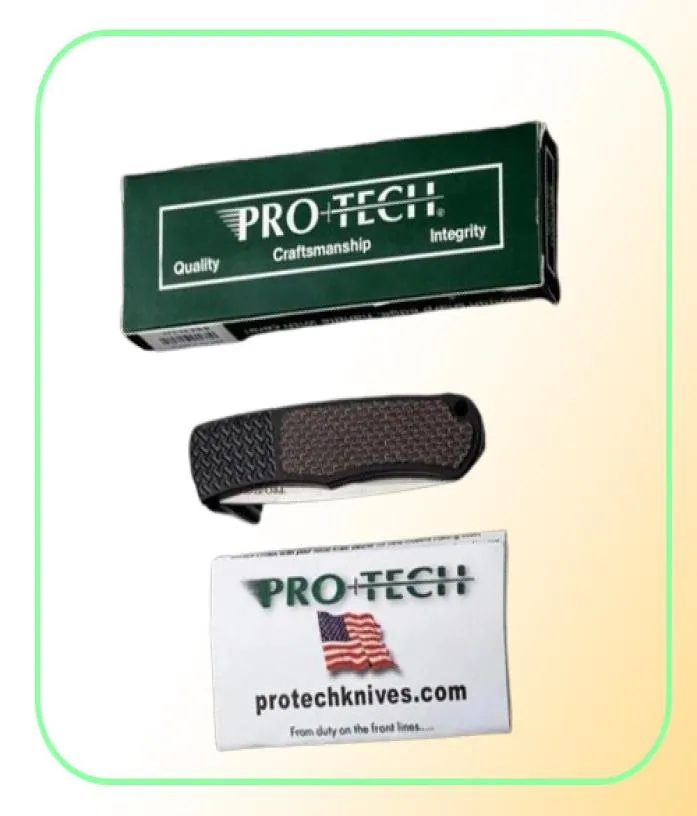 Protech PR151 Magic BR1 Messer Automatische Auswahlfaltungsmesser -Whiskers 154cm Blade CNC Aviation Aluminiumlegierung Carbon Brazi7936929
