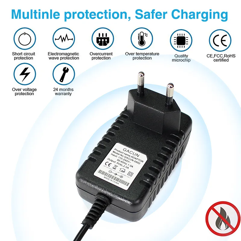 5V Universal Adapter Converter AC TO DC 220V 110V TO 5Volt 1A 2A 3A 5A 6A 8A 10A With DC Female Connector For LED Strip Light