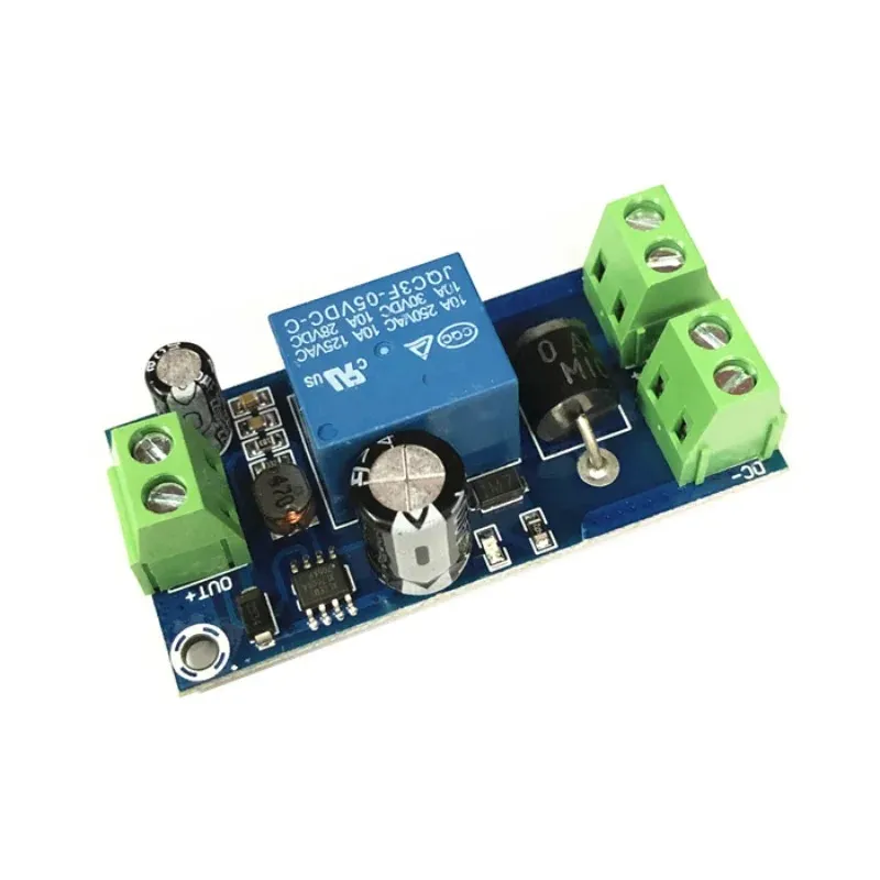 2024 Automatic Switching Module UPS Emergency Cut-off Battery Power Supply Control Board 5V 12V 24V 48V Power-OFF Protection Module for UPS