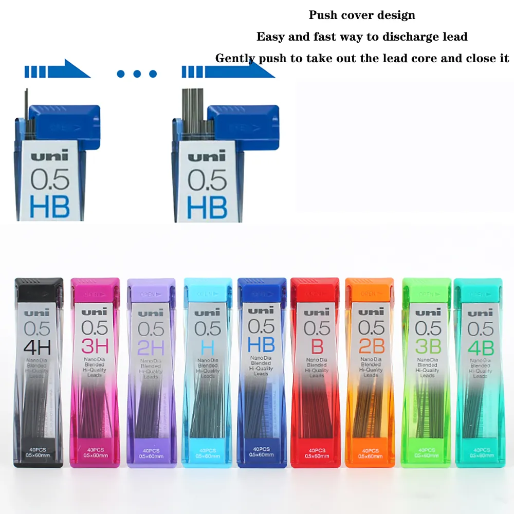Japan Japonic Mechanical Pencil prowadzenie 0,5 mm 202 Nano nowy rdzeń ołowiu nie jest łatwy do rozbicia i zapisu gładkich piśmiennic ołówek nieskończoności