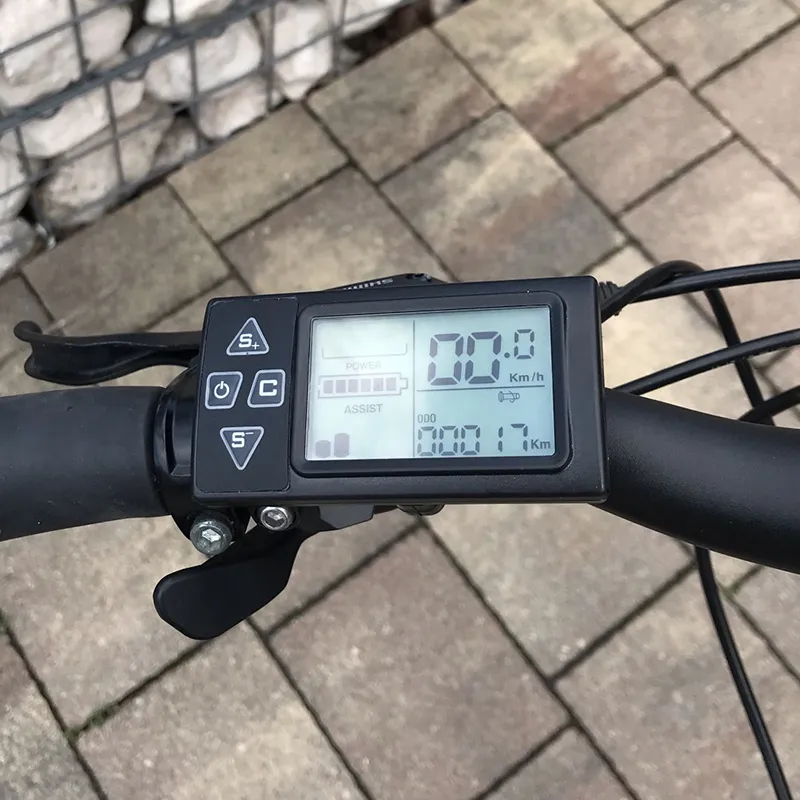 24V/36V/48V LCD EBIKE Display med vattentät kontakt för elektrisk cykel BLDC Controller Controll Panel 861 E-cykelmätarcykeldel