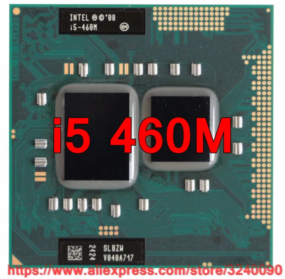 CPUs Original lntel Core i5 460M 2.53GHz i5460M DualCore Processor PGA988 Mobile CPU Laptop processor free shipping