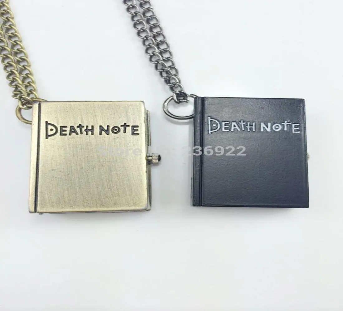 10pc Film Film Charm Note Death Note Pocket Watch Dechlace para homens e fábrica de mulheres Fornecimento de fábrica6969935