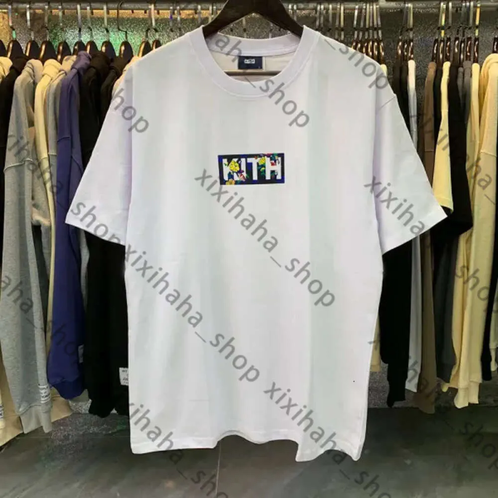 Maglietta da uomo nuova kith tokyo shibuya box t magliette uomini donne donne view view camicie maglietta