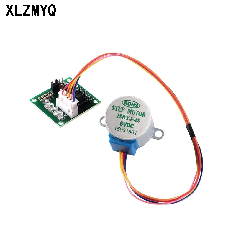 5PCS 28BYJ-48 ULN2003 5V 12V Silnik stepowy + ULN2003 Moduł silnika sterownika przekładni dla Arduino 28Byj DIY Zestaw