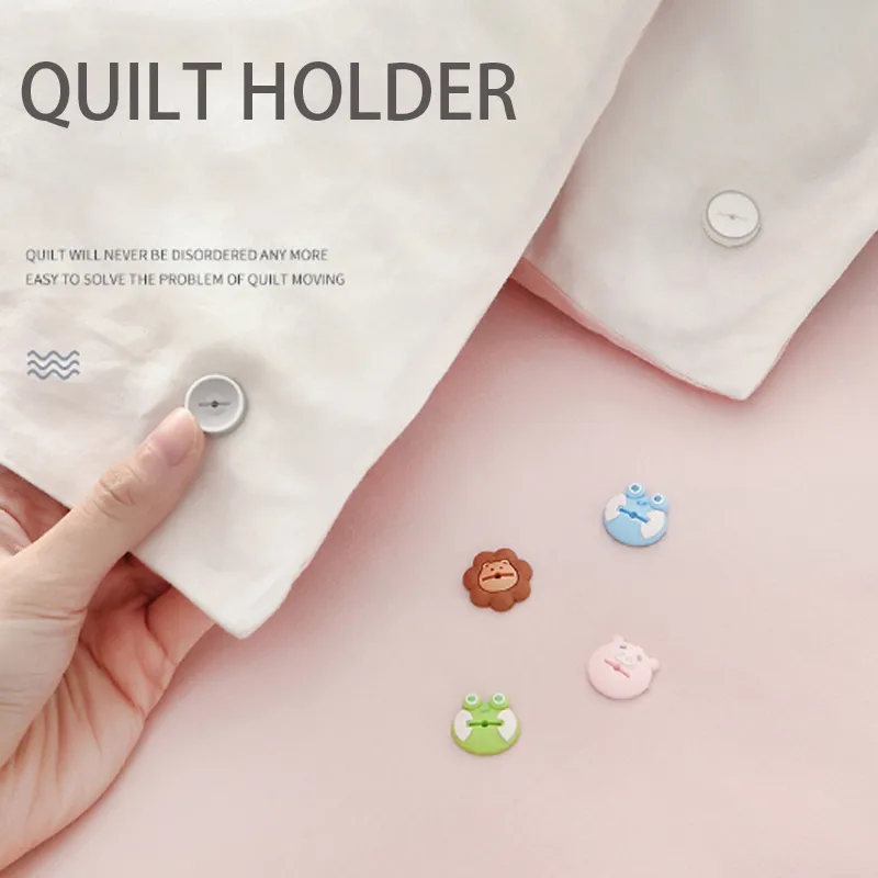 Bed Sheet Clips Quilt Holder Needle Free Safety Invisible Anti Running Quilt Corner Fixed Quilt Cover Sheet Quilt Cover Clips