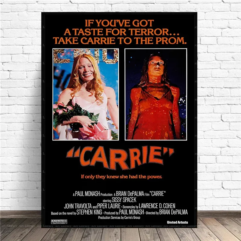 Wholesale Classic 70s Horror Movie Carrie Retro Film Poster HD