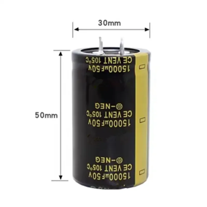 Audio Elektrolytische condensator 50V 4700UF 6800UF 10000UF 15000UF 22000UF voor HIFI -versterker Hoge frequentie Lage ESR