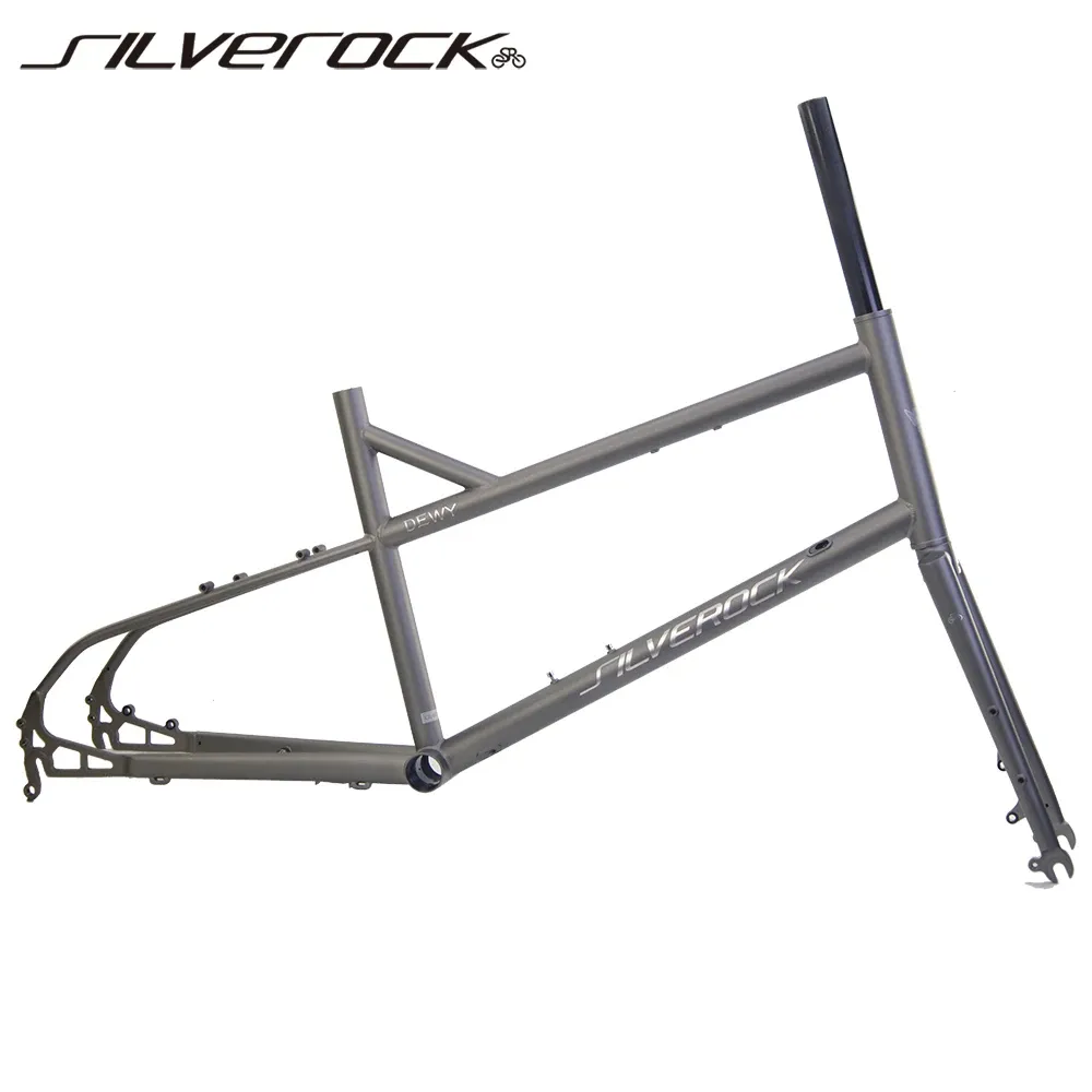 Silverock Dewy Chrome Frame Fork 451 20 1 1 8 Minivelo Disc Cliper Classic Bikes CrameSet 55 288 DHgate