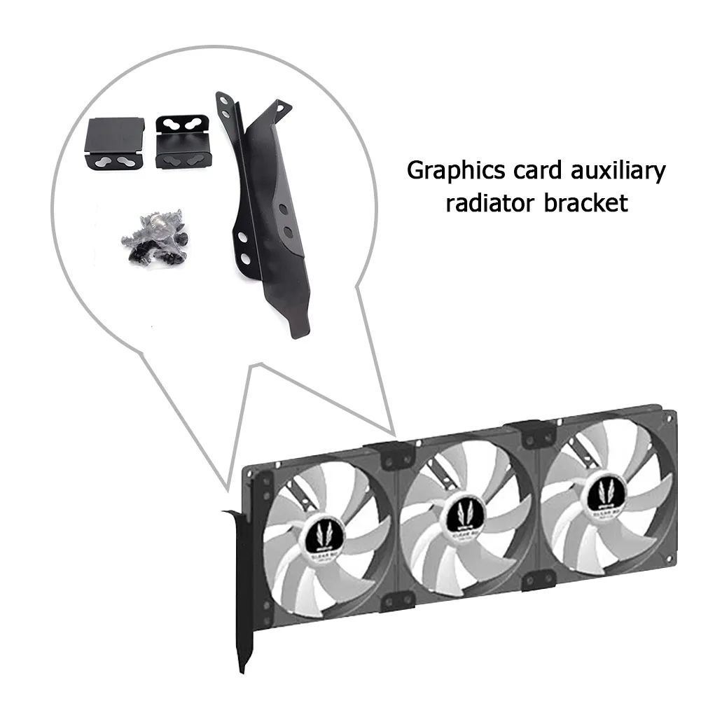 CPU Fan Bracket, 120mm PC Fan Filter Dual Fan Mount... From Ddmyaug ...