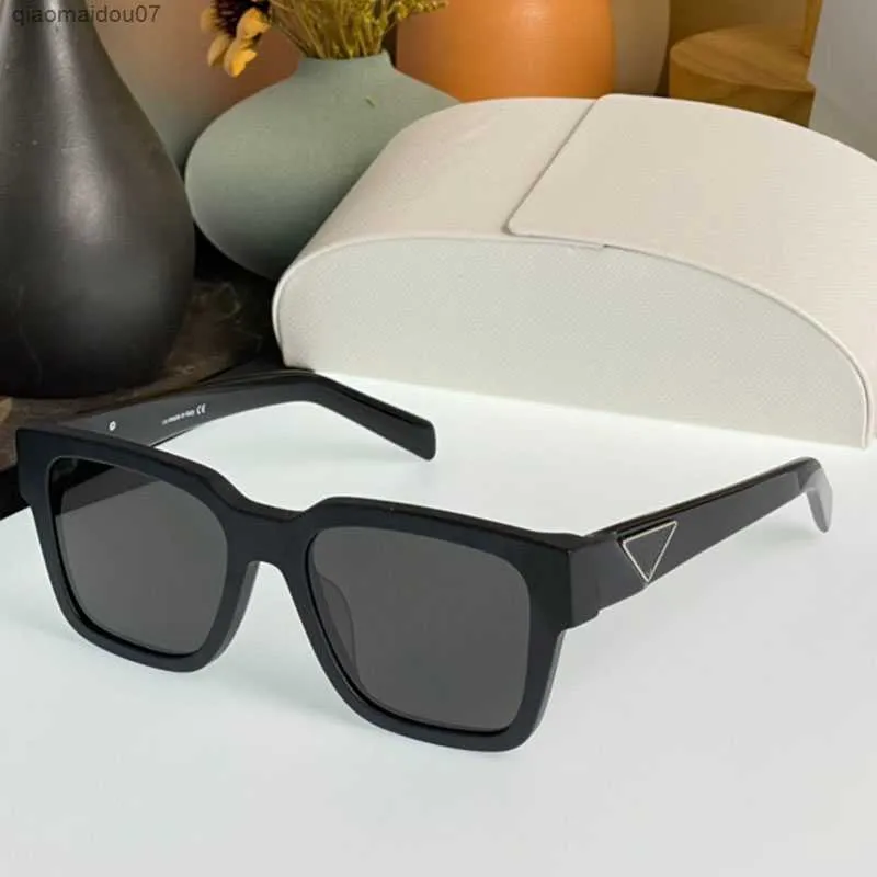 Sunglasses large oversized sunglasses Special offer PR08 uv400 Shades custom men and women semi circular Square frame glasses Adumbral Triangular designer Signat