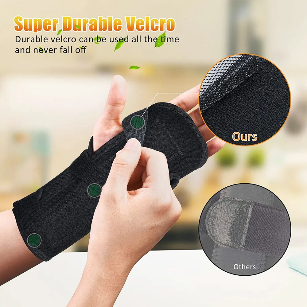 Save Big on Bulk Wrist Brace Support Carpal Tunnel Wrist Brace With Thumb  Support Adjustable Steel Wrist Splint For Carpal Tunnel Relief, Hand Brace 