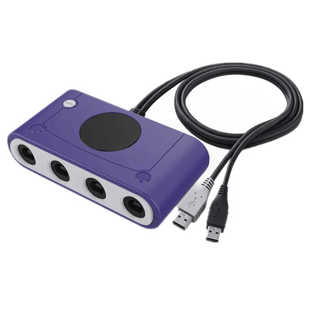 Controller Converter Adapter NGC till Wii U /Switch /PC 3 i 1 kontakt med Turobo -funktion