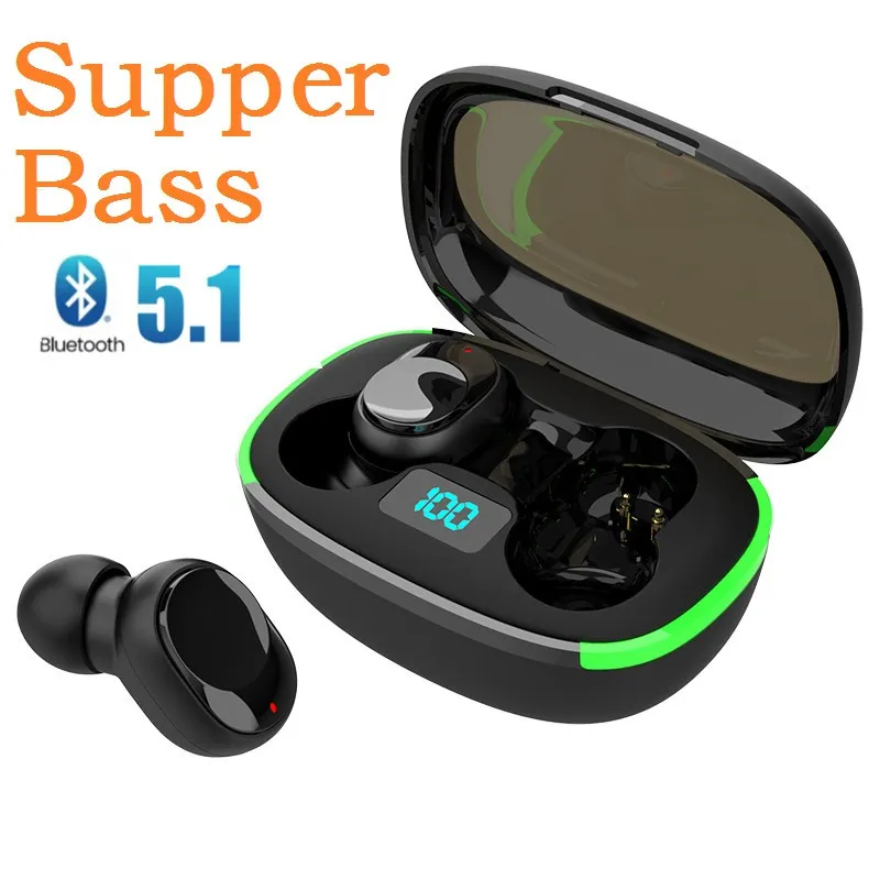 Universal grossist Y70 Gaming In-Ear Headset TWS Wireless Aurulares Bluetooth Earphone Sports Hörlurar med trådlös laddningsfunktion