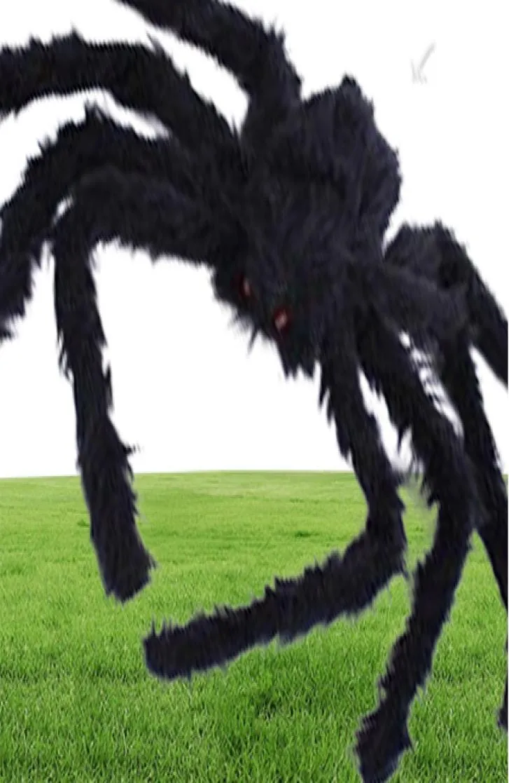 Na imprezę Halloween Dekorację Czarny pająk nawiedzony dom House Prop wewnętrzny Outdoor Giant 3 Rozmiar 30 cm 50 cm 75cm6483518