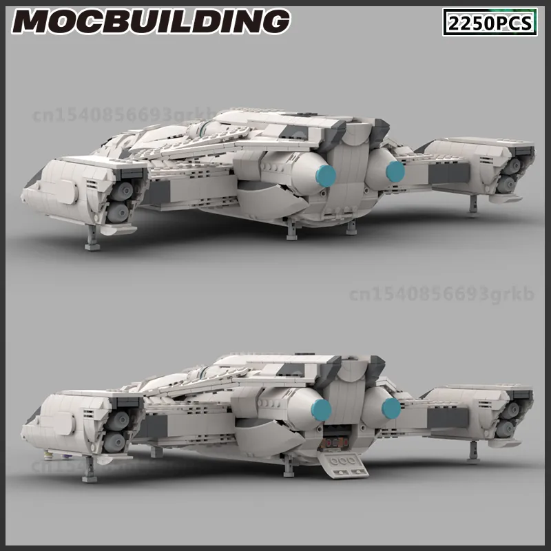 MOC Build Block Space Star Starfighter Battleship Shuttle Model DIY Cegły Zabawki Zabawki Świąteczne prezent urodzinowy