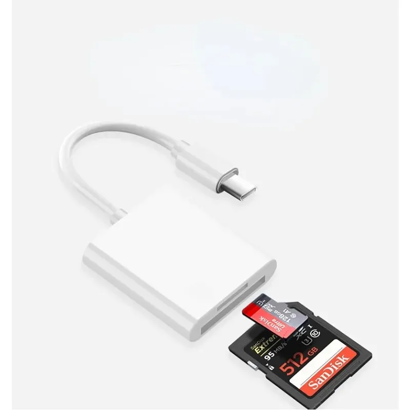 Factory Direct Type-CSD Card Reader Camera OTG-lijn Memory Card Converter Type-C3.0 Card Reader