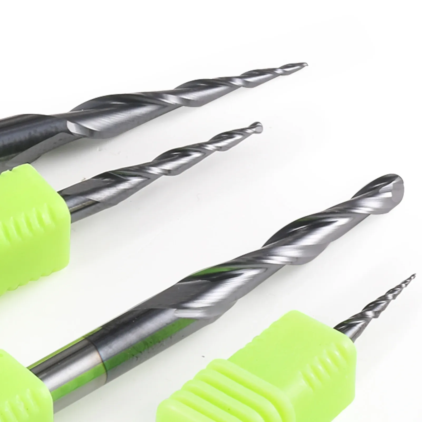 4mm 3-Flute Tungsten Carbide End Mill - Extra Long 75mm Shank CNC Milling Cutter For Metal Wood Plastic