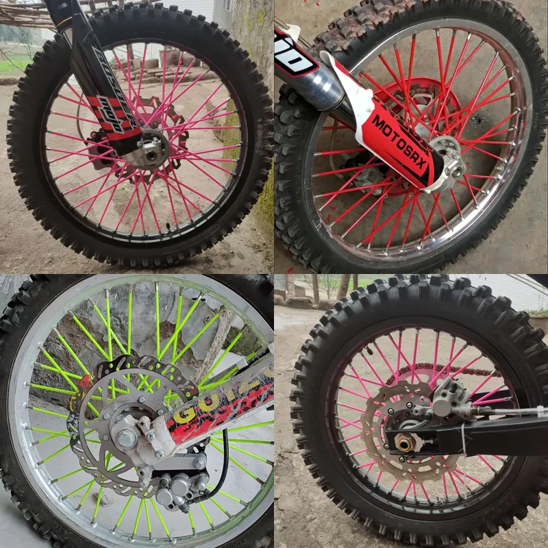 Dirt Bike Wheel Rim Skins | Colorful Spoke Wraps for SUZUKI DRZ400E ...