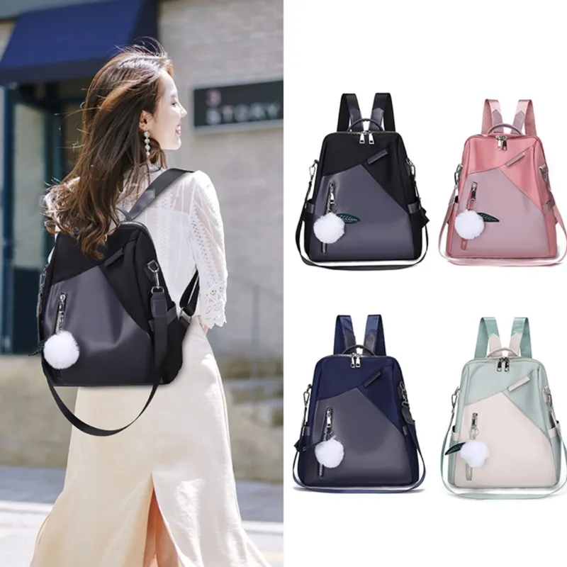 Anti-Theft Nylon Backpack: Fashionable Casual Rucksack for Teenagers ...