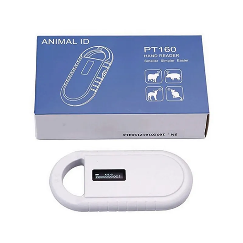 Dier PET ID Reader Portable 134.2kHz 125kHz RFID Dier Microchip Scanner voor hondendier