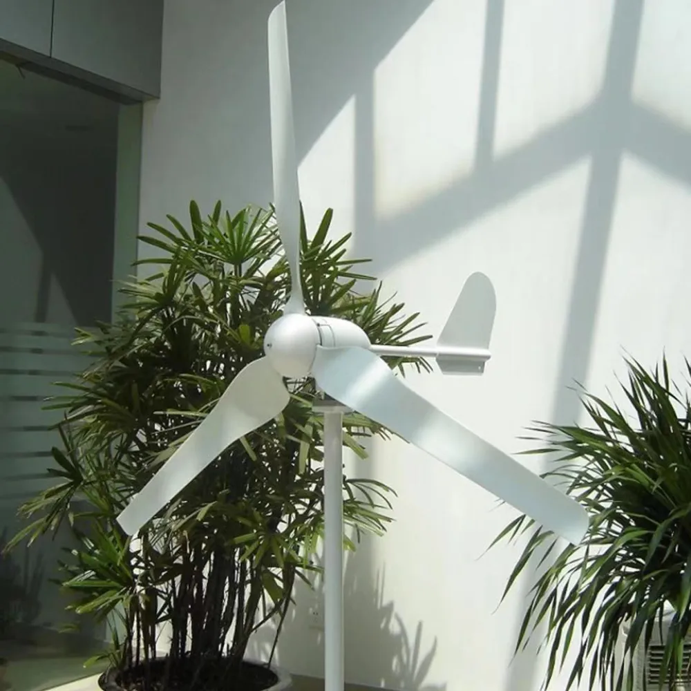 5000W Horizontal Wind Turbine Power Generator Home - 5KW System w/ MPPT ...