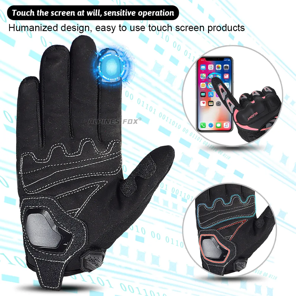 DHgate.com:Breathable Summer Motorcycle Gloves - Full-Finger