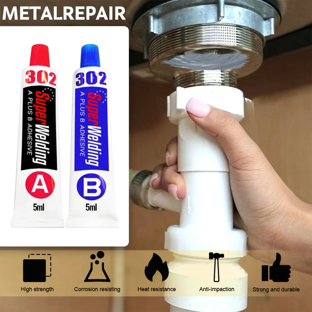 AB cola forte liga selante de metal de vidro plástico de madeira cerâmica Reparação de mármore cola de suprimentos domésticos adesivos de secagem rápida