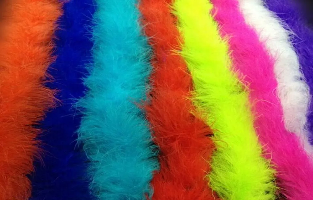 Whole2m Marabou Feather Boa per fantasia Burlesque Burlesque BOAS Accessorio costume 7505318
