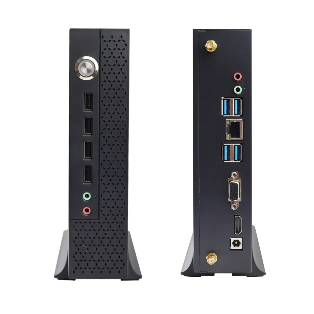 Mini ITX Chassis Portable Desktop Computer Case With CPU Cooling