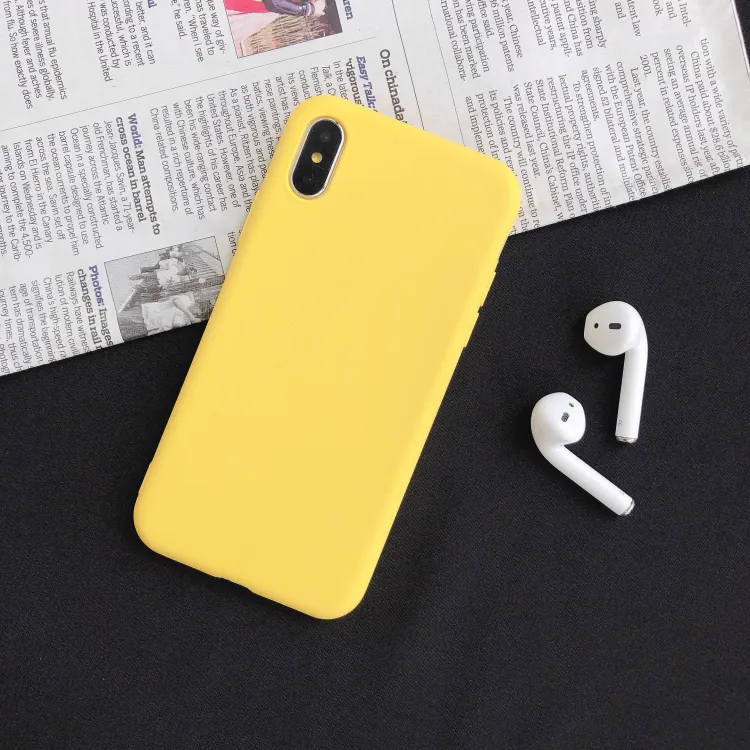 Back Cover Yellow Iphone Xs Case Cute Soft Squishy Yellow Cheese