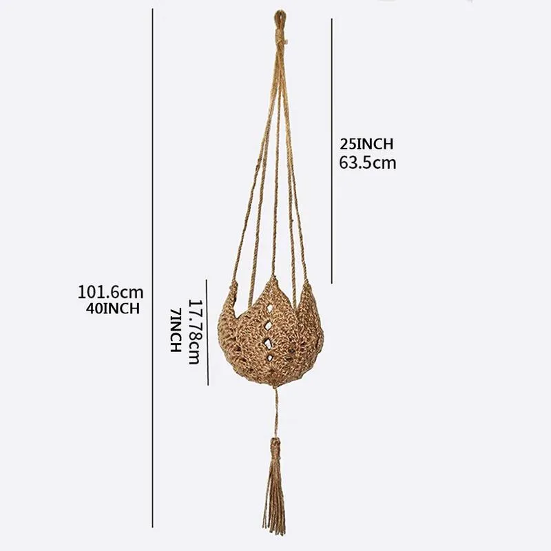 Hanging Pflanzer langlebiger dekorativer Blumentopfhalter Indoor Outdoor Dekor Balkon Haus Courtyard Garten Lieferungen