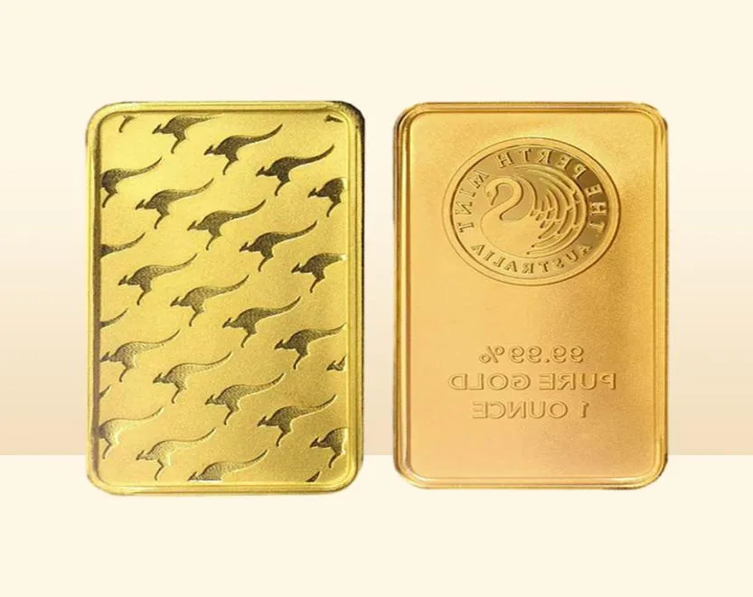 5/10/20 / 31 GRAM LE BULLION BAR AUSTRALIE BAR GREEN BLISTER QUALITÉ DE QUALITÉ CADE DÉCORATIONS METAL CRAFTS5918242