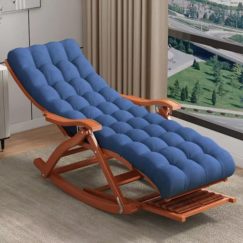 Folding Bamboo Rocking Chair: Modern Comfort, Portable Shop Now!