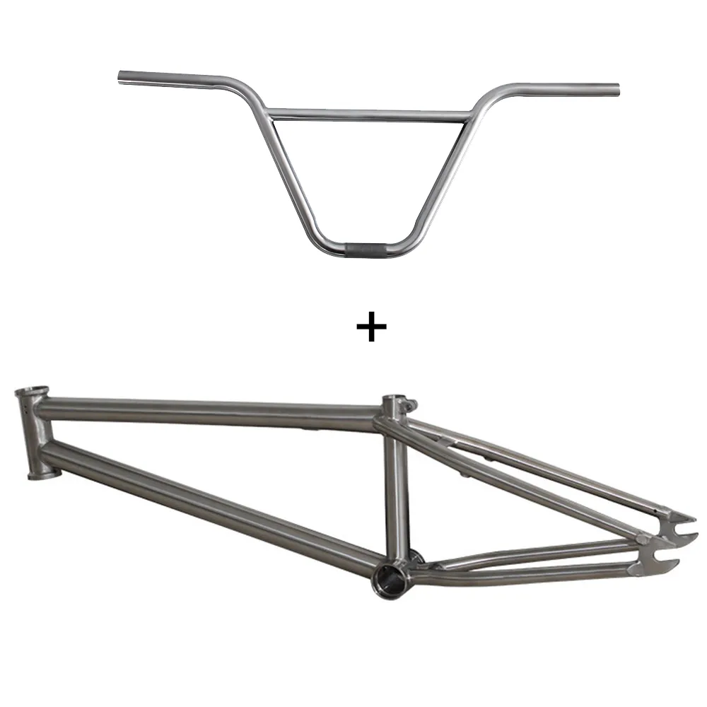 Titanium BMX Bike Frame Street Racing Bicycle Accessoires 16 en, 20 en personnalisé