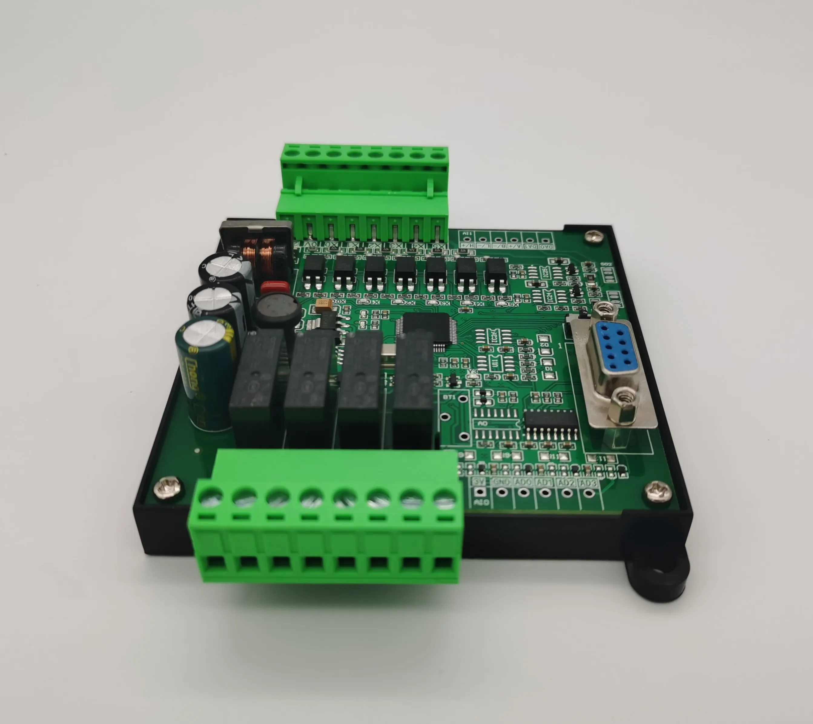 Painel de Controle Industrial PLC doméstico Controlador programável compatível com FX2N-10MR (B)