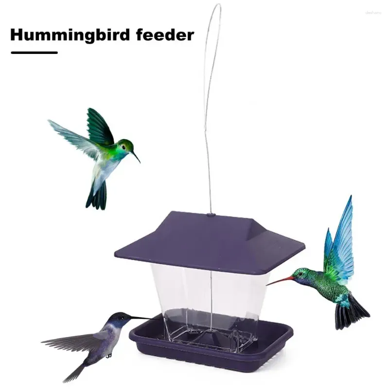 Andere vogelbenodigdheden buitenhangende feeder weerbestendige capaciteit transparant plastic voor tuinliefhebbers